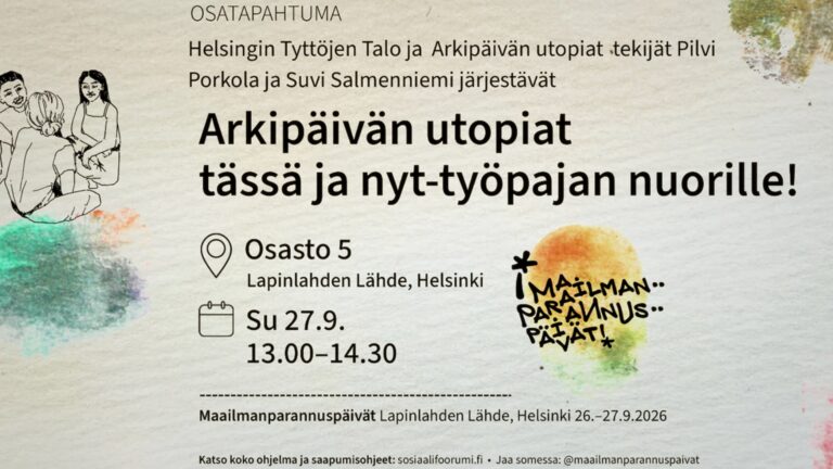 Arkipäivän utopiat tässä ja nyt, Helsingin Tyttöjen Talo ja ”Arkipäivän utopiat” kirjan kirjoittajat